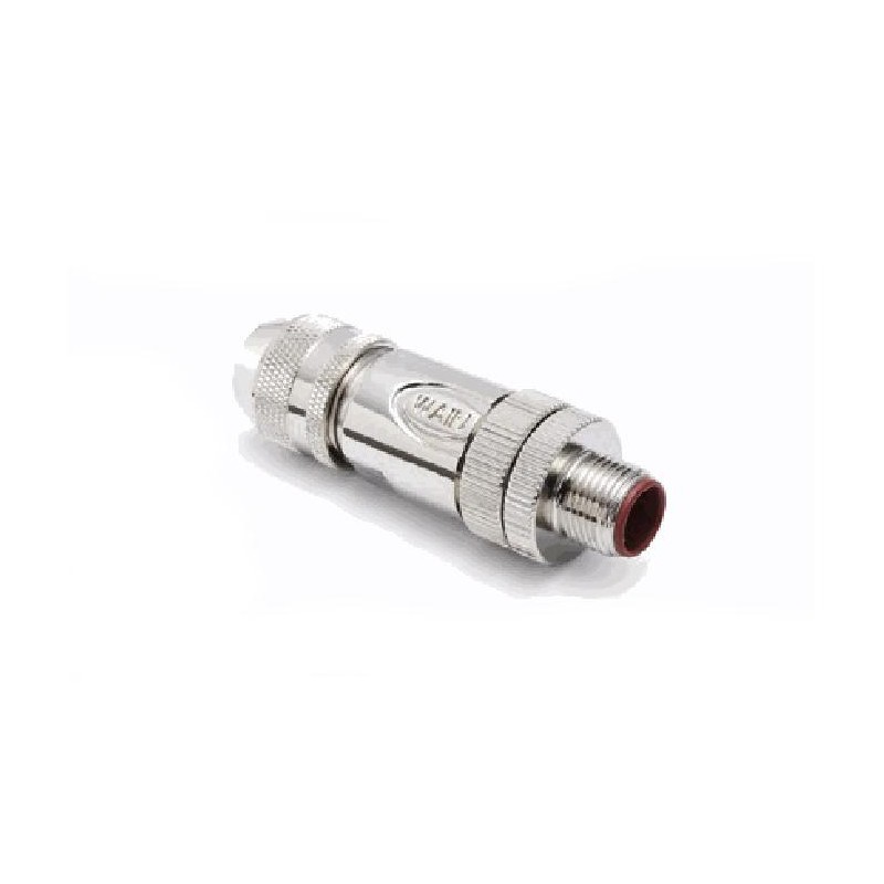 Connecteur mâle M12, 4 pol., codage D IP67, 4A, blindé